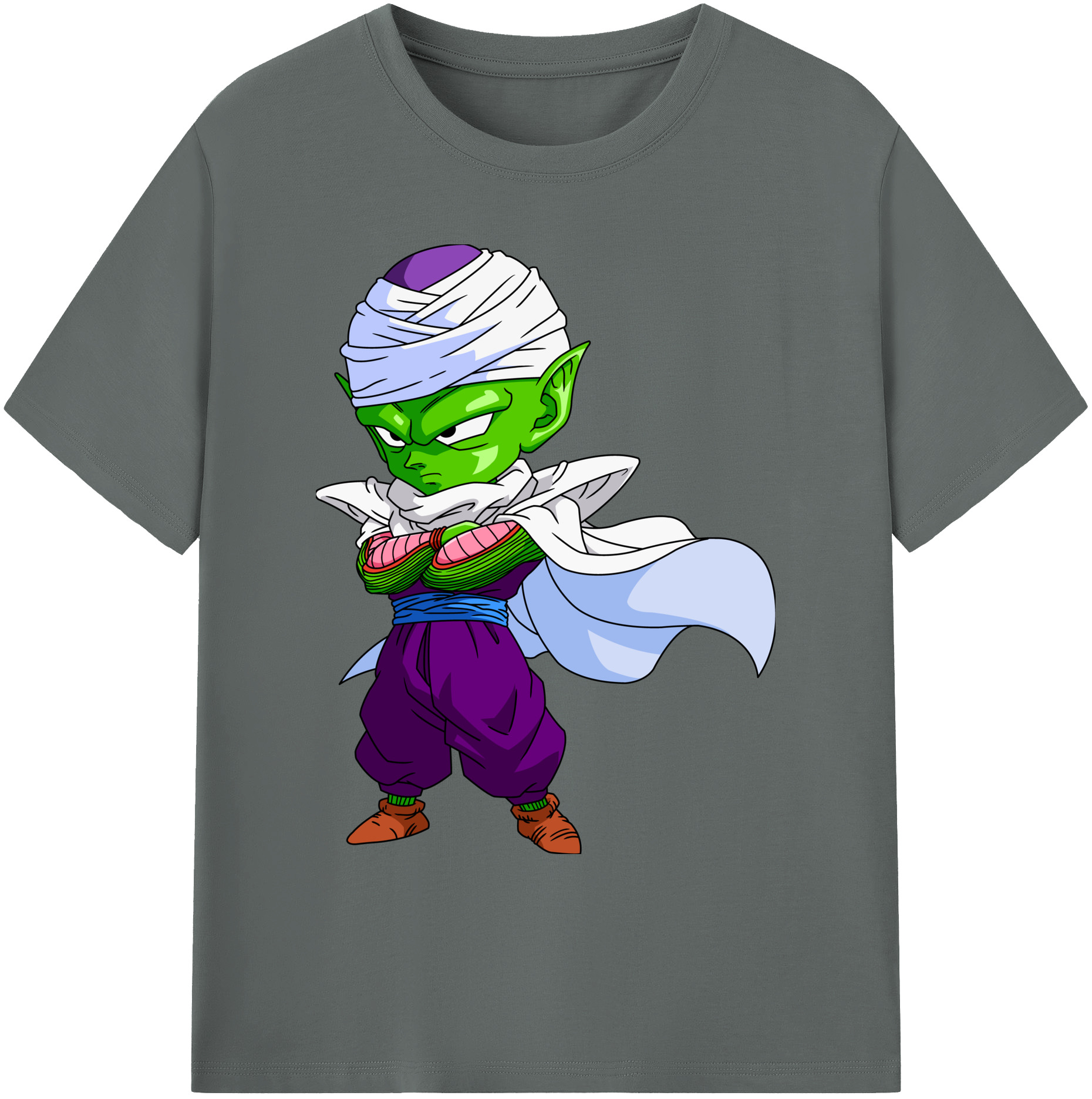 （画像用） ドラゴンボール ピッコロ DRAGON BALL Piccolo 綿100％ メンズ半袖Tシャツ｜肌触りやわらか＆通気性